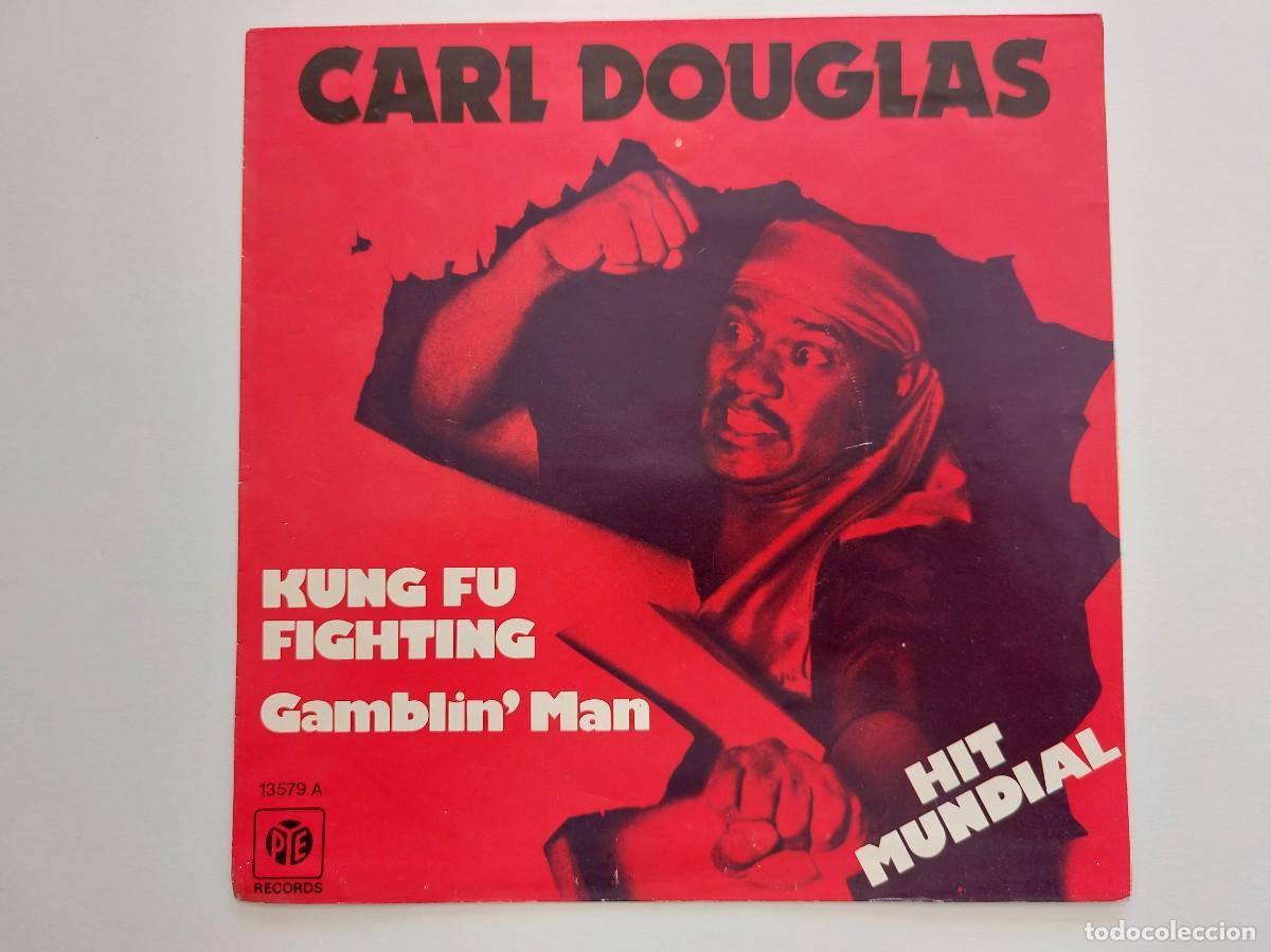 Discos de vinilo: CARL DOUGLAS - 45 Spain - MINT * KUNG FU FIGHTING * SE VENDE S&Oacute;LO PORTADA SIN VINILO EN SU INTERIOR