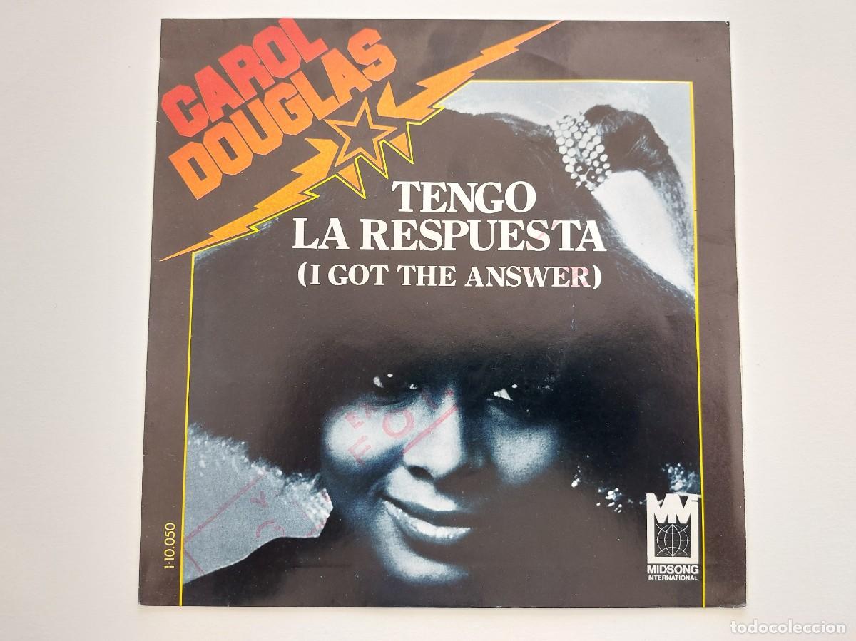 Discos de vinilo: CAROL DOUGLAS - 45 Spain - MINT * SE VENDE S&Oacute;LO PORTADA SIN VINILO EN SU INTERIOR