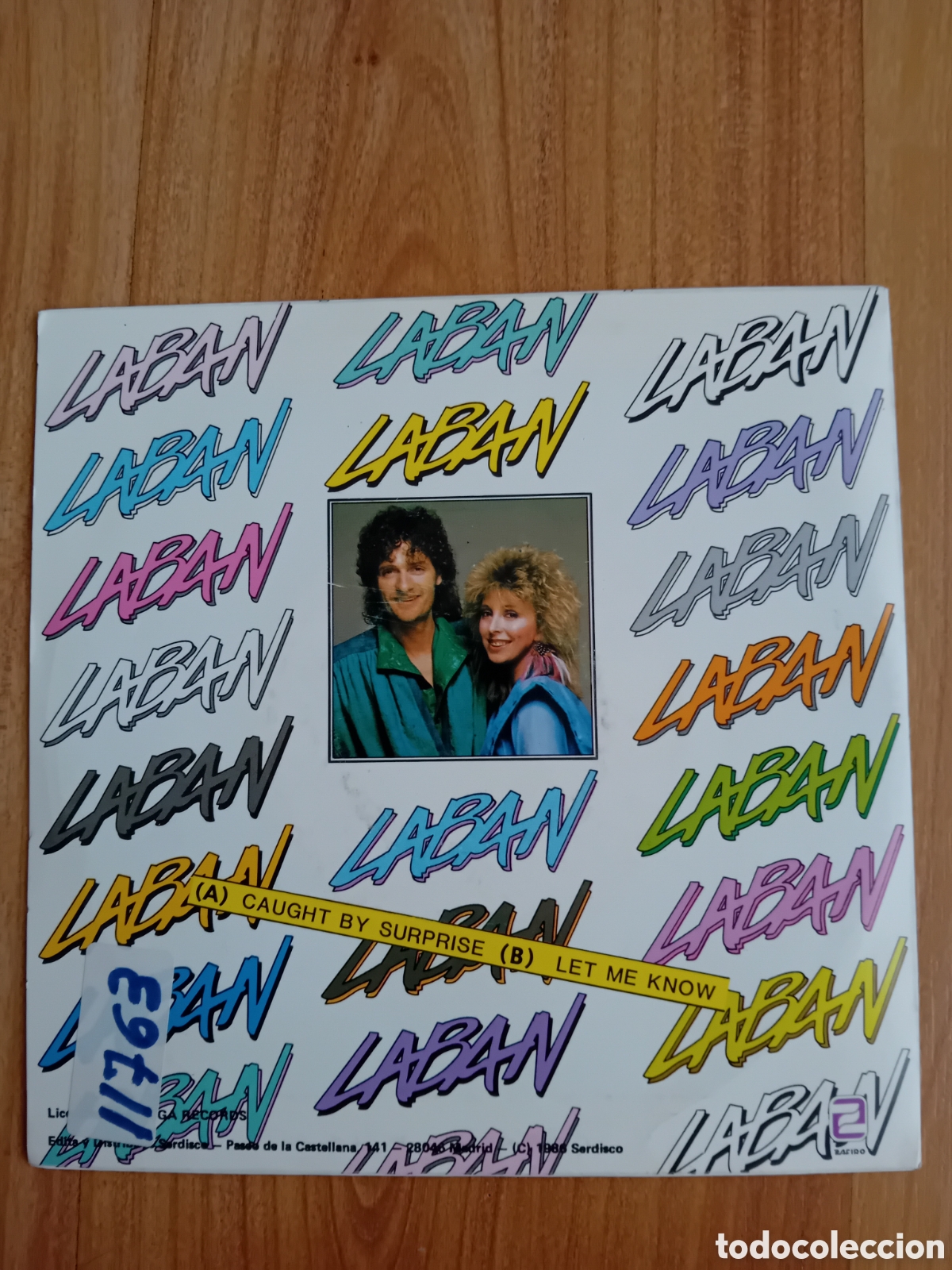 Discos de vinilo: LABAN. CAUGHT BY SURPRISE - Foto 2