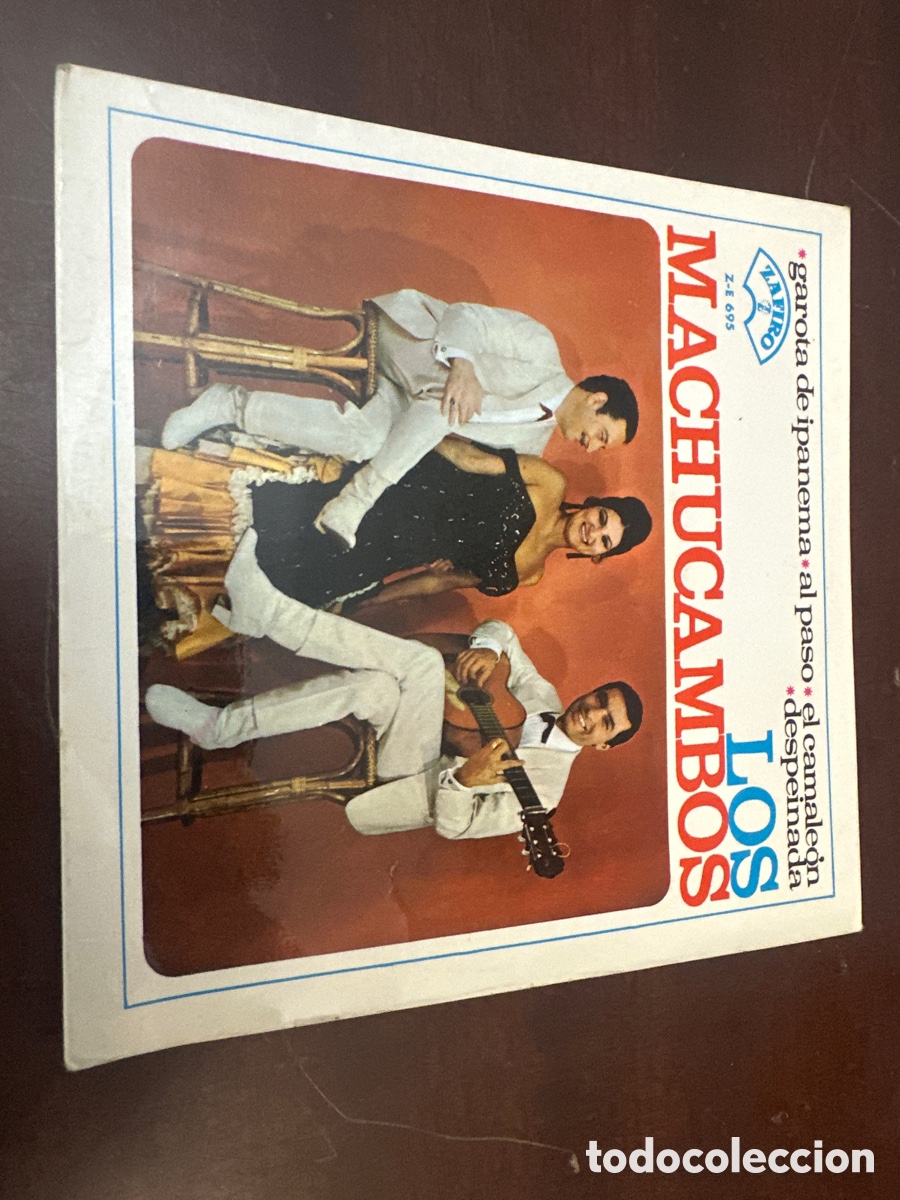 Discos de vinilo: MACHUCAMBOS, LOS, EP, GAROTA DE IPANEMA + 3, A&Ntilde;O 1965, ZAFIRO Z-E 695
