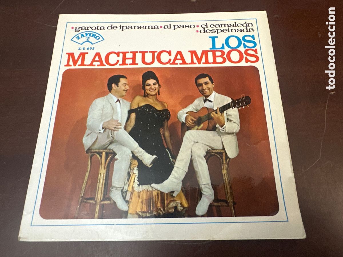 Discos de vinilo: MACHUCAMBOS, LOS, EP, GAROTA DE IPANEMA + 3, A&Ntilde;O 1965, ZAFIRO Z-E 695