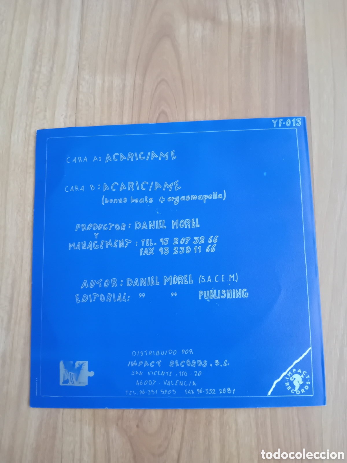 Discos de vinilo: CORRECAMINOS. ACARICIAME - Foto 2