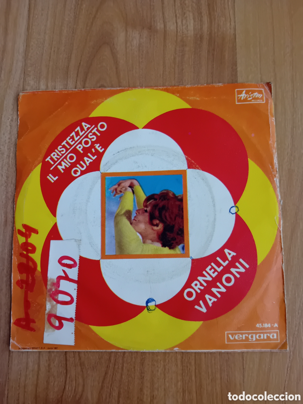 Discos de vinilo: ORNELLA VANONI. TRISTEZZA - Foto 2