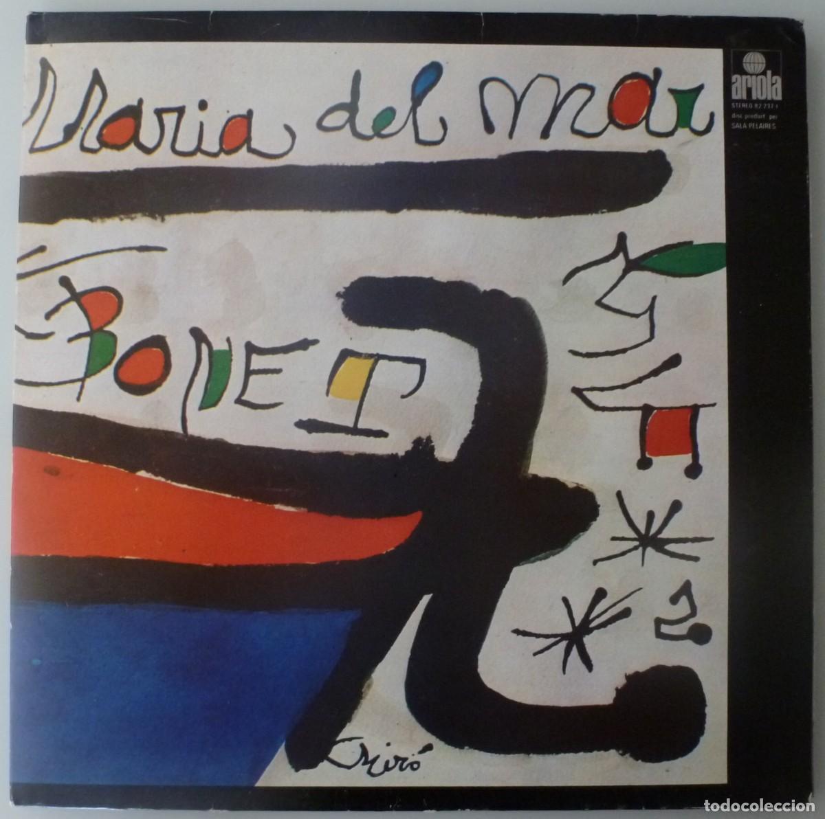 Discos de vinilo: MARIA DEL MAR BONET (LP ARIOLA 1973) PORTADA JOAN MIR&Oacute;