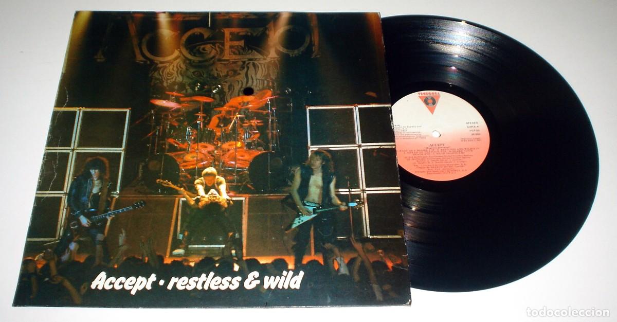 Discos de vinilo: LP ACCEPT - RESTLESS AND WILD - Foto 3
