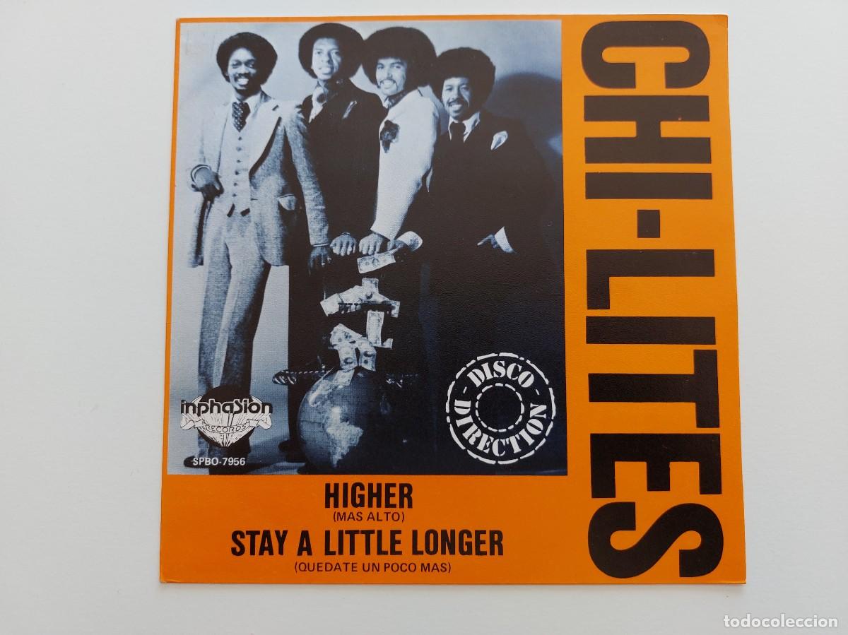 Discos de vinilo: THE CHI-LITES - 45 Spain - MINT * HIGHER * SE VENDE S&Oacute;LO PORTADA SIN VINILO EN SU INTERIOR