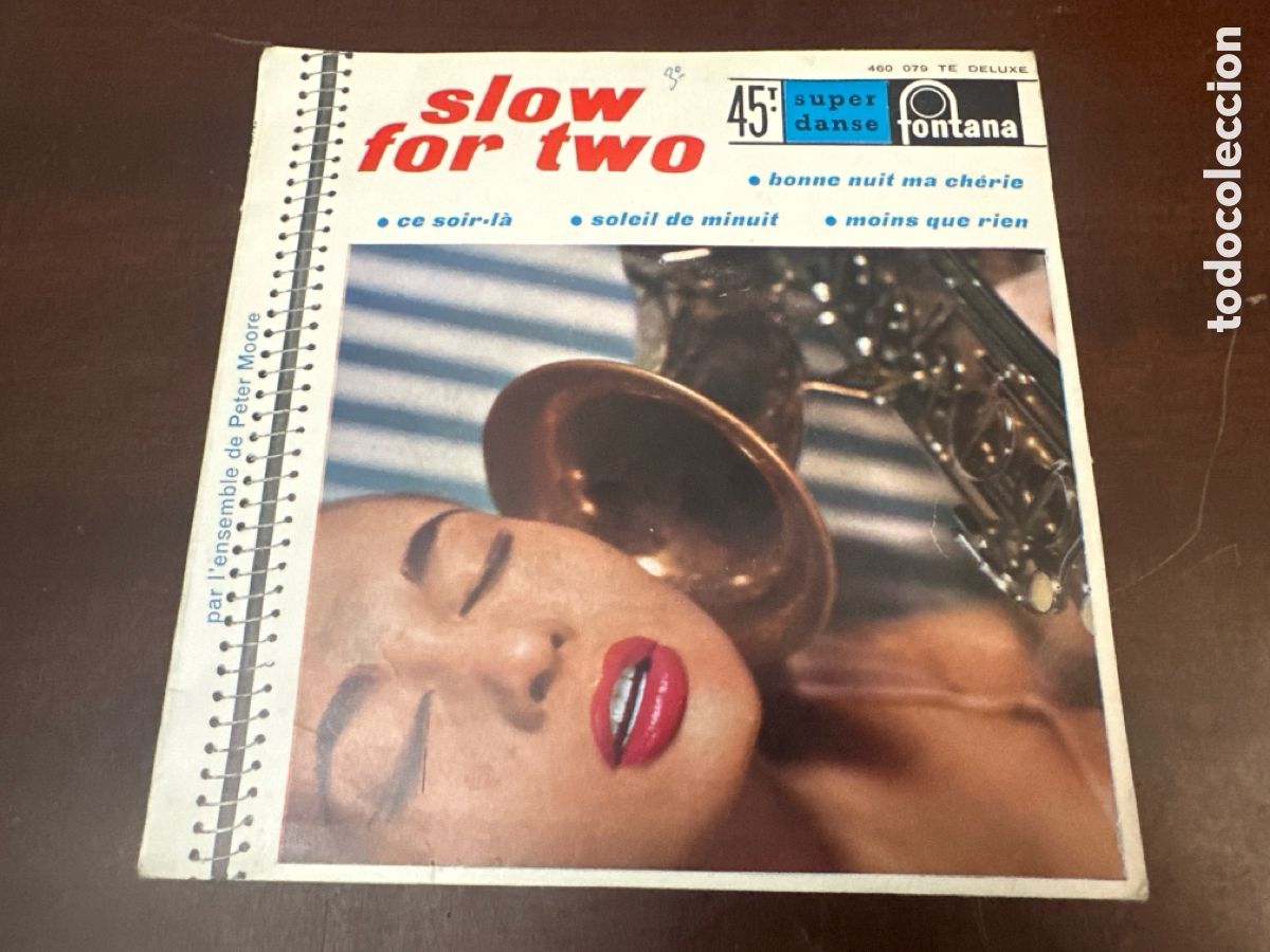 Discos de vinilo: SLOW FOR TWO. PAR LS ENSEMBLE DE PERER MOORE - Foto 5