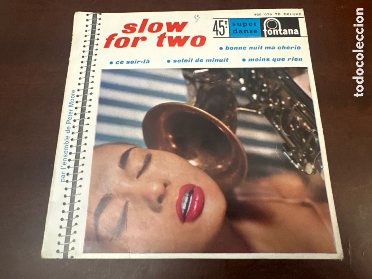 Discos de vinilo: SLOW FOR TWO. PAR LS ENSEMBLE DE PERER MOORE - Foto 1