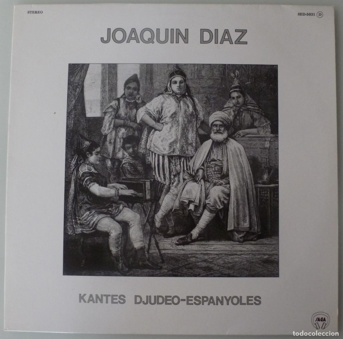 Discos de vinilo: JOAQUIN DIAZ - KANTES DJUDEO-ESPANYOLES (LP SAGA 1986)