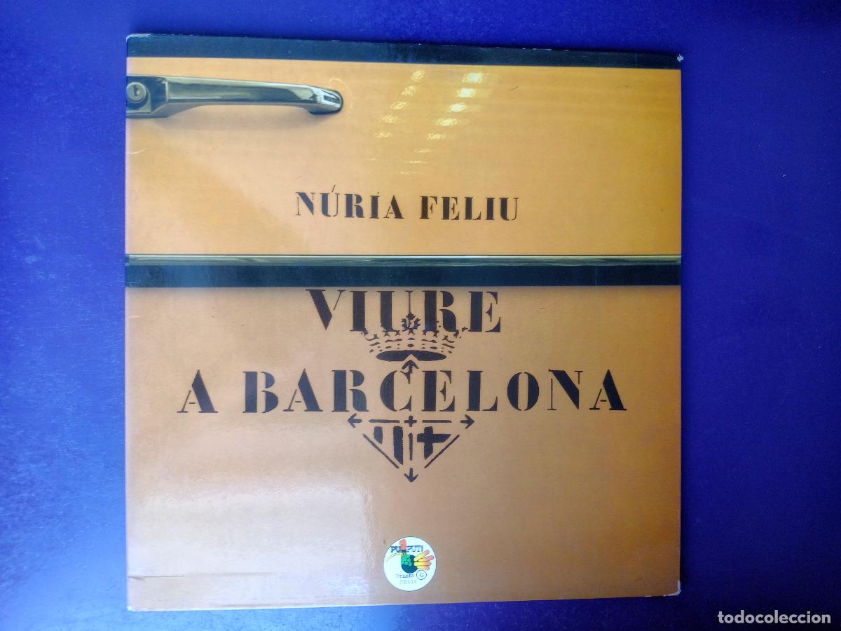 Discos de vinilo: N&uacute;ria Feliu &ndash; Viure A Barcelona - LP PU PUT 1978 - POP FOLK CATALAN 70'S - MUY POCO USO