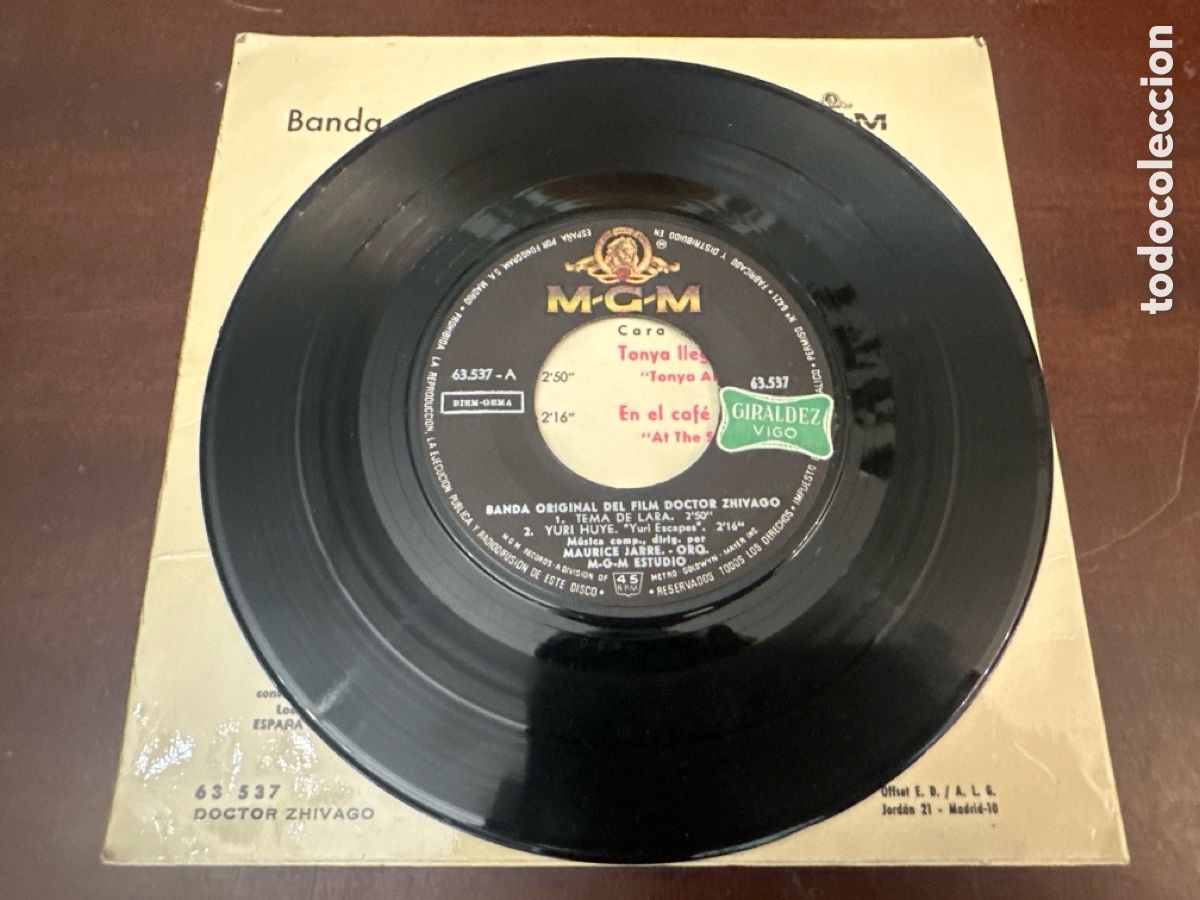 Discos de vinilo: TEMAS DE LARA - DOCTOR ZHIVAGO - Foto 3
