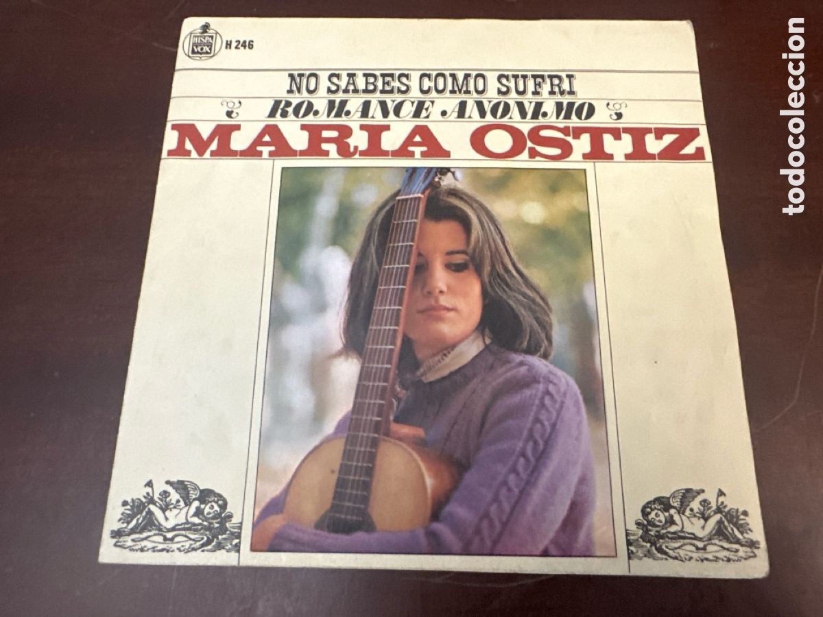 Discos de vinilo: MARIA OSTIZ - NO SABES COMO SUFRI / ROMANCE ANONIMO (SINGLE ESPA&Ntilde;OL, HISPAVOX 1967)
