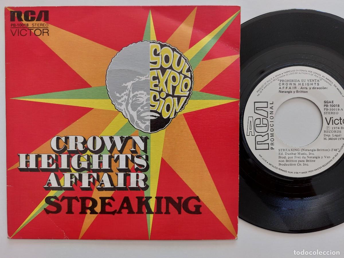 Discos de vinilo: CROWN HEIGHTS AFFAIR - 45 Spain - PROMO * MINT * STREAKING / SPECIAL KIND WOMAN