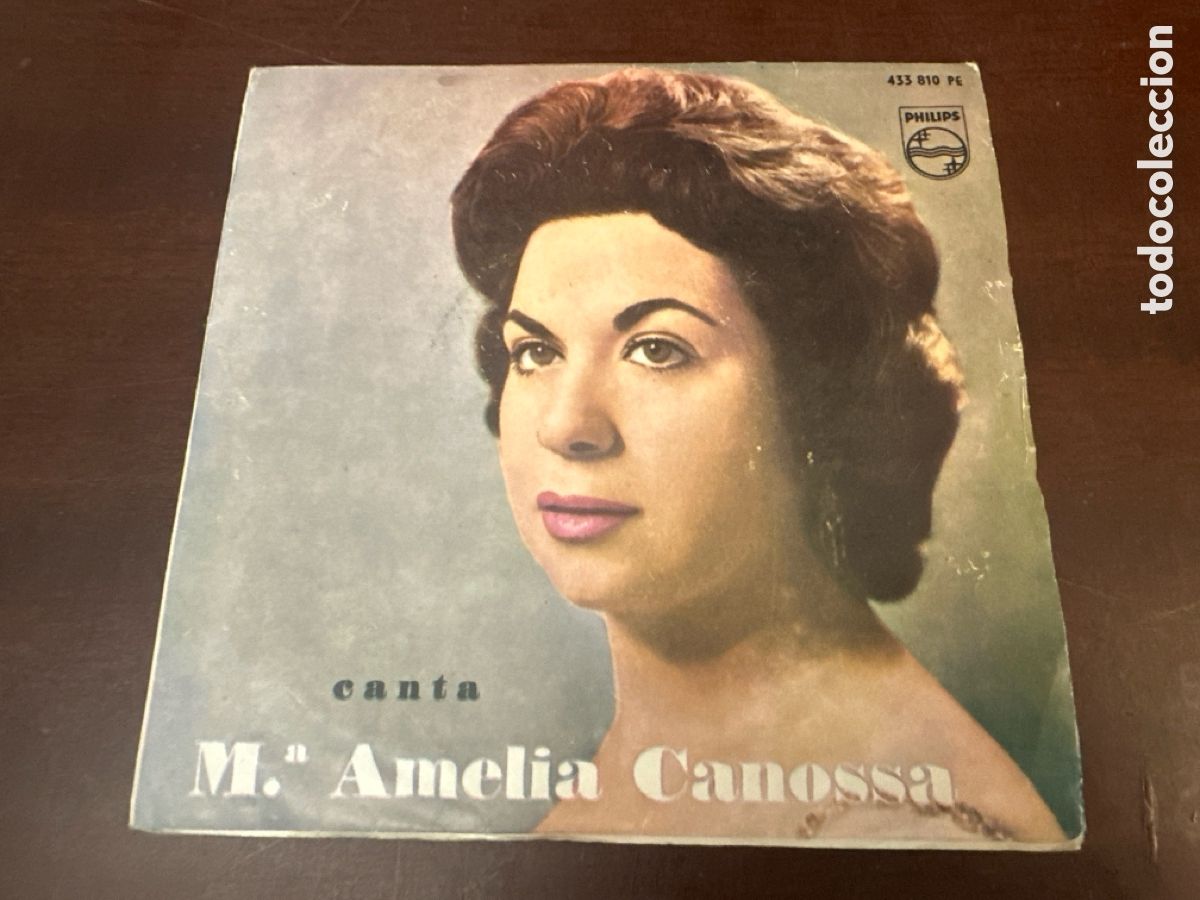 Discos de vinilo: MARIA AMELIA CANOSSA - SI , MI VIDA + 3 - EP - VENEZUELA - PHILIPS