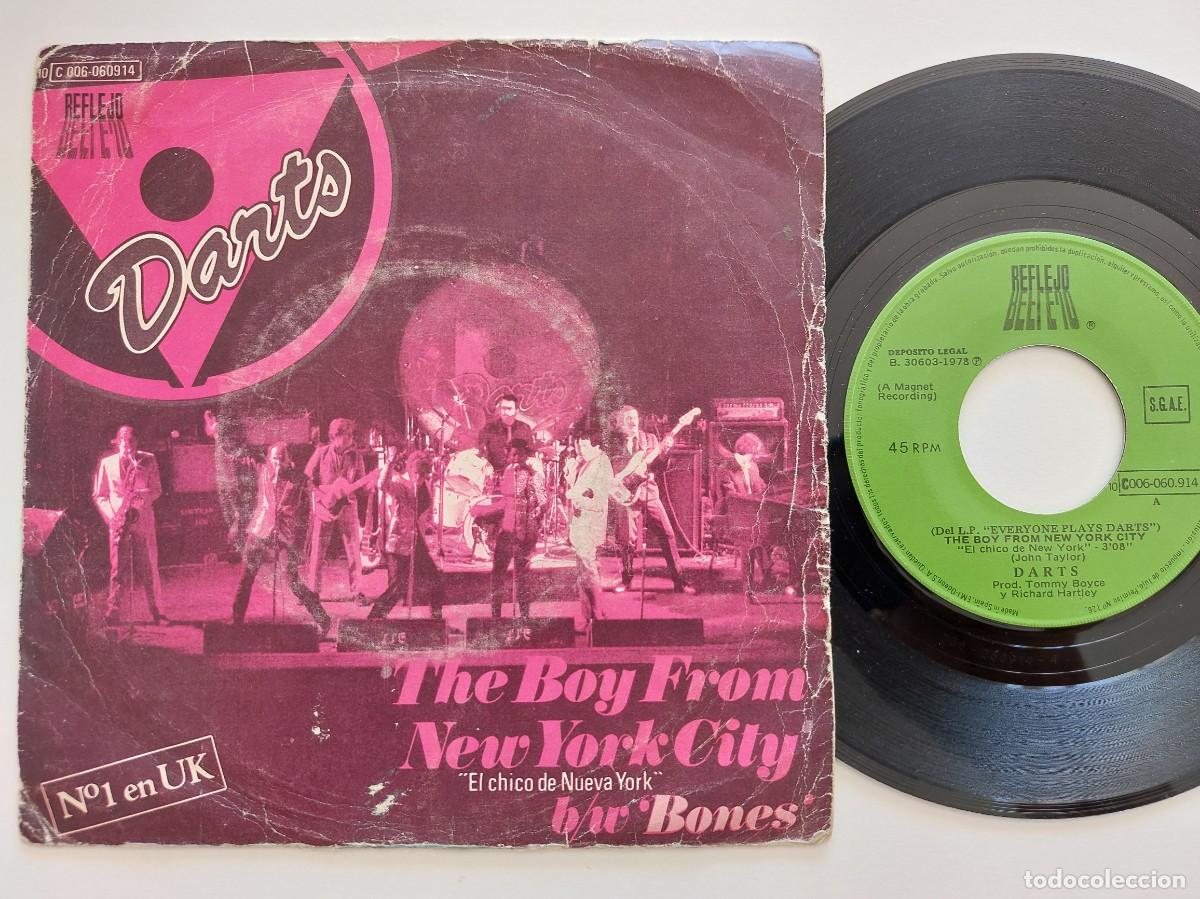 Discos de vinilo: DARTS - 45 Spain - MINT * THE BOY FROM NEW YORK CITY