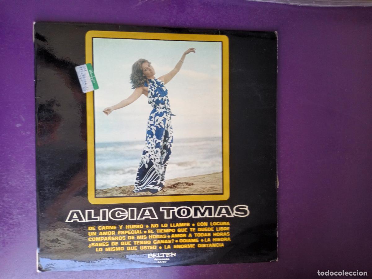 Discos de vinilo: ALICIA TOMAS - LP BELTER 1973 - MELODICA POP 70'S - BOLERO, SIN USO