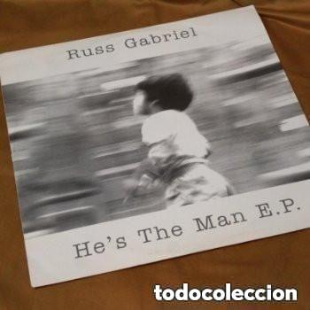 Discos de vinilo: Russ Gabriel, He's the man EP. 12&rdquo;. Out of the loop records, 2000. Edici&oacute;n UK.