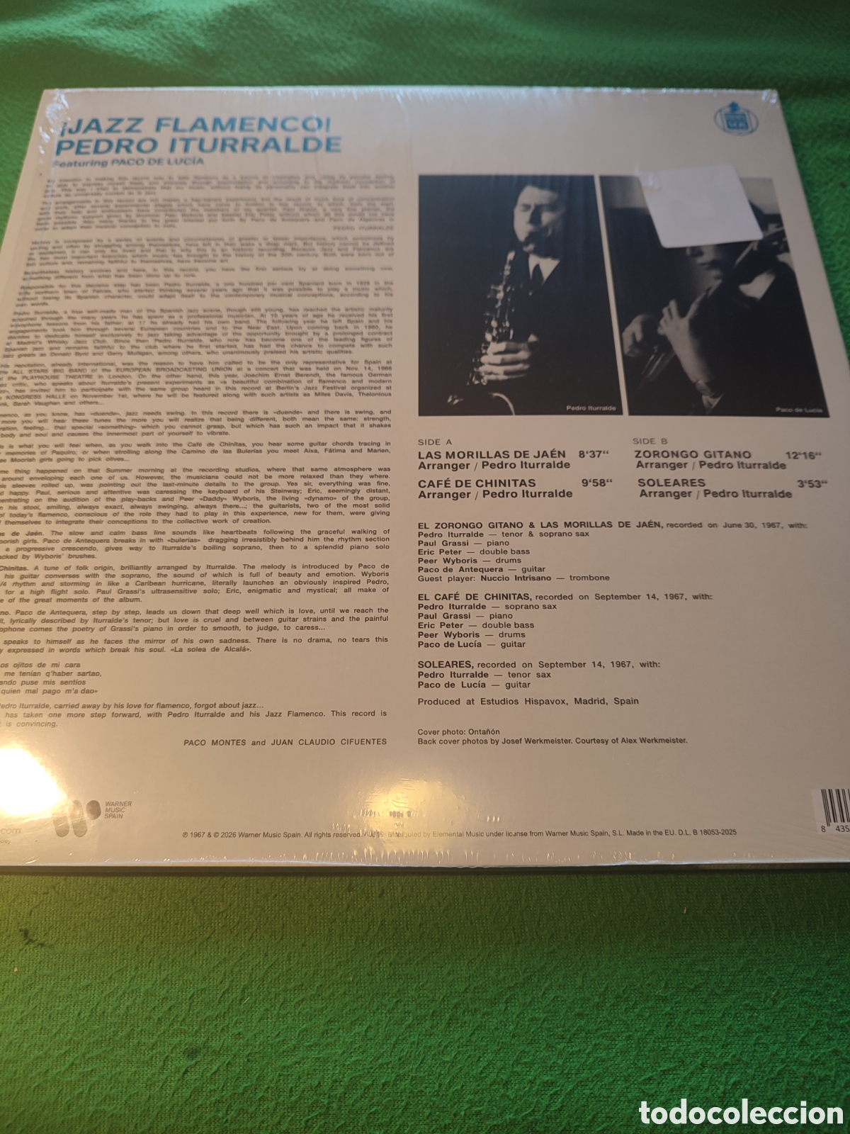 Discos de vinilo: Pedro Iturralde - Jazz Flamenco - Foto 2