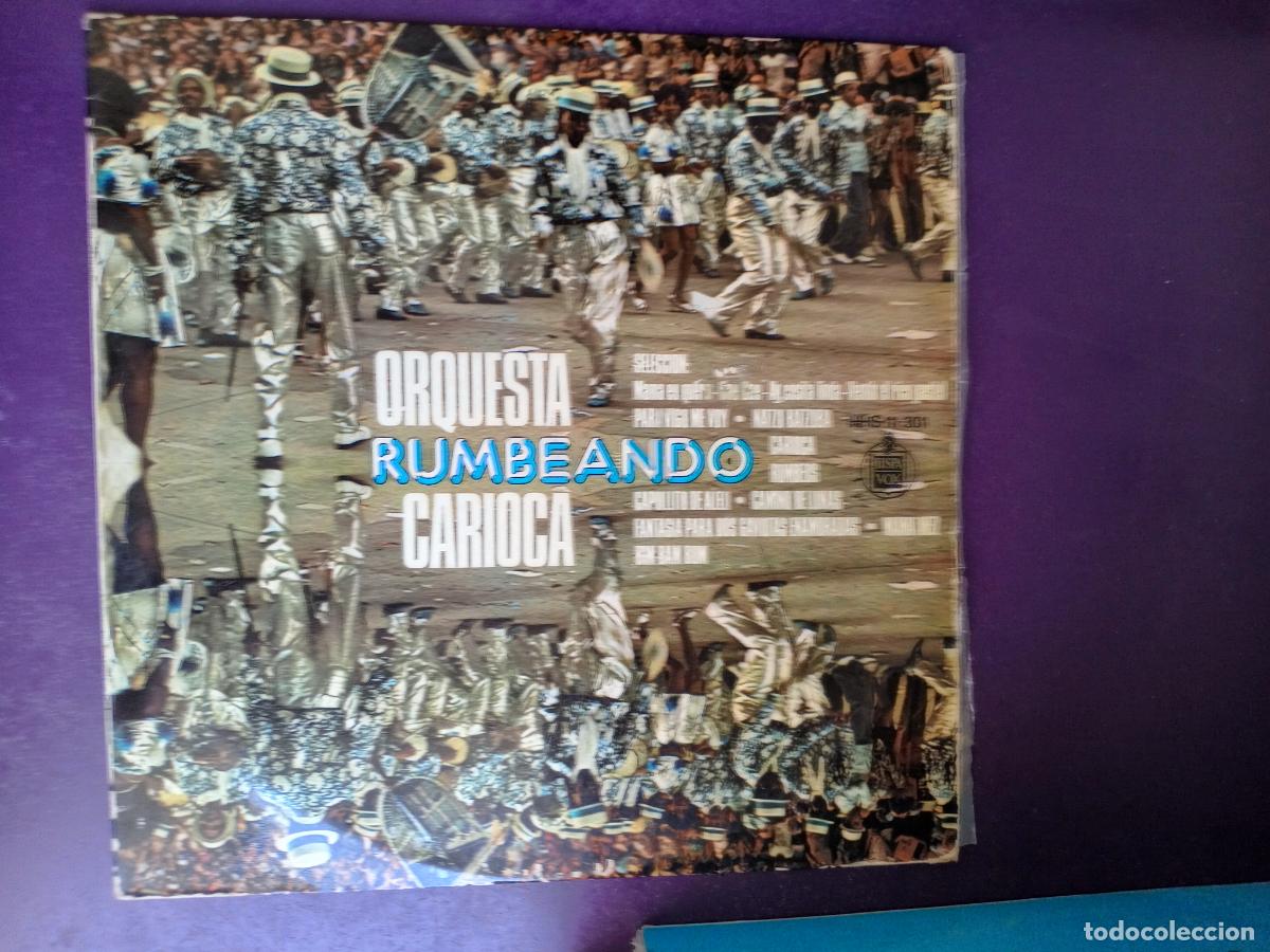 Discos de vinilo: Orquesta Carioca &lrm;&ndash; Rumbeando - LP HISPAVOX 1975 - BRASIL FOLK, JAZZ, ELECTRONICA