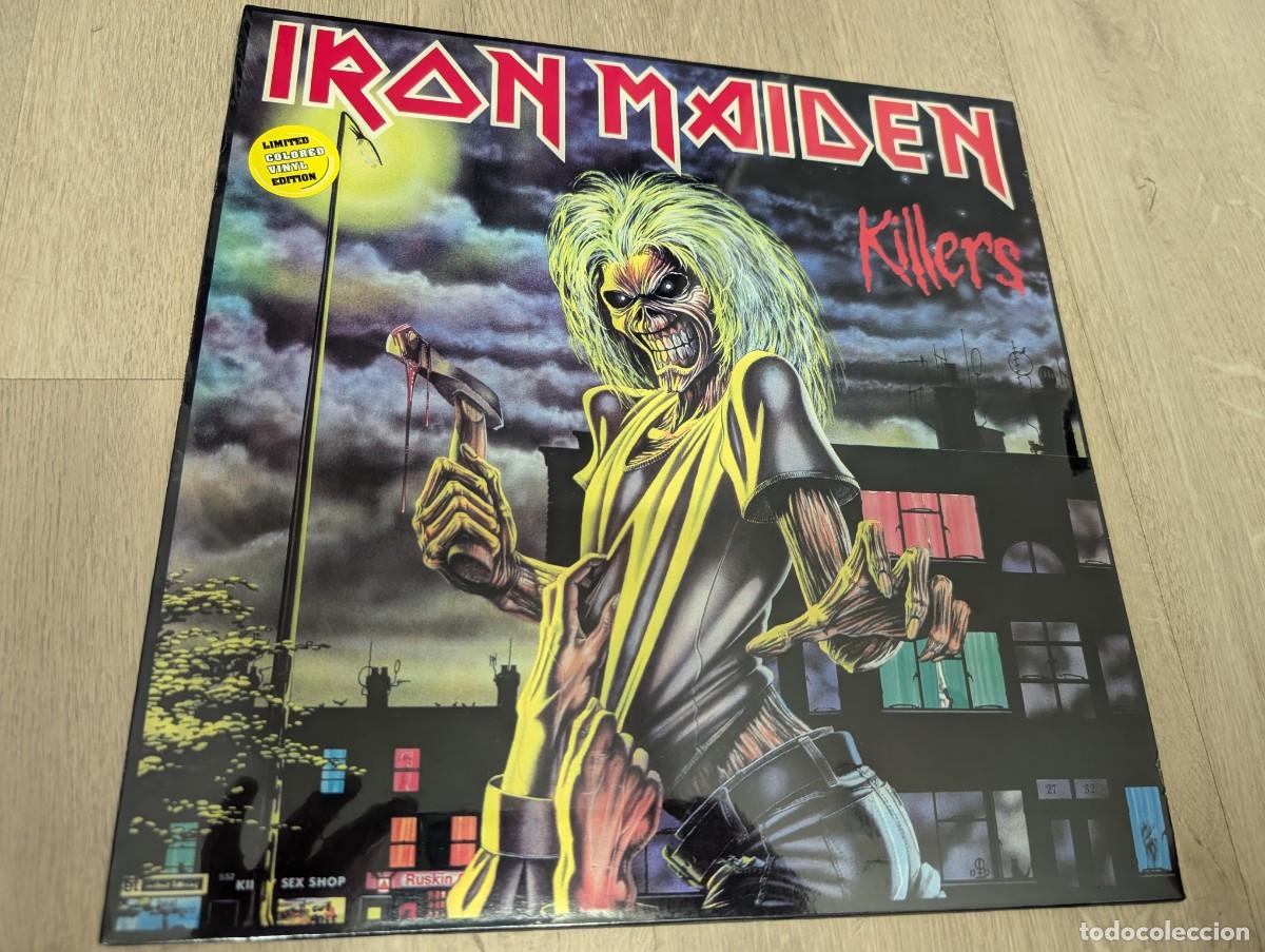 Discos de vinilo: IRON MAIDEN - KILLERS ..LP DE PARLOPHONE ..NUEVA EDICION ..VINILO COLOR YELLOW - LIMITADO - NUEVO