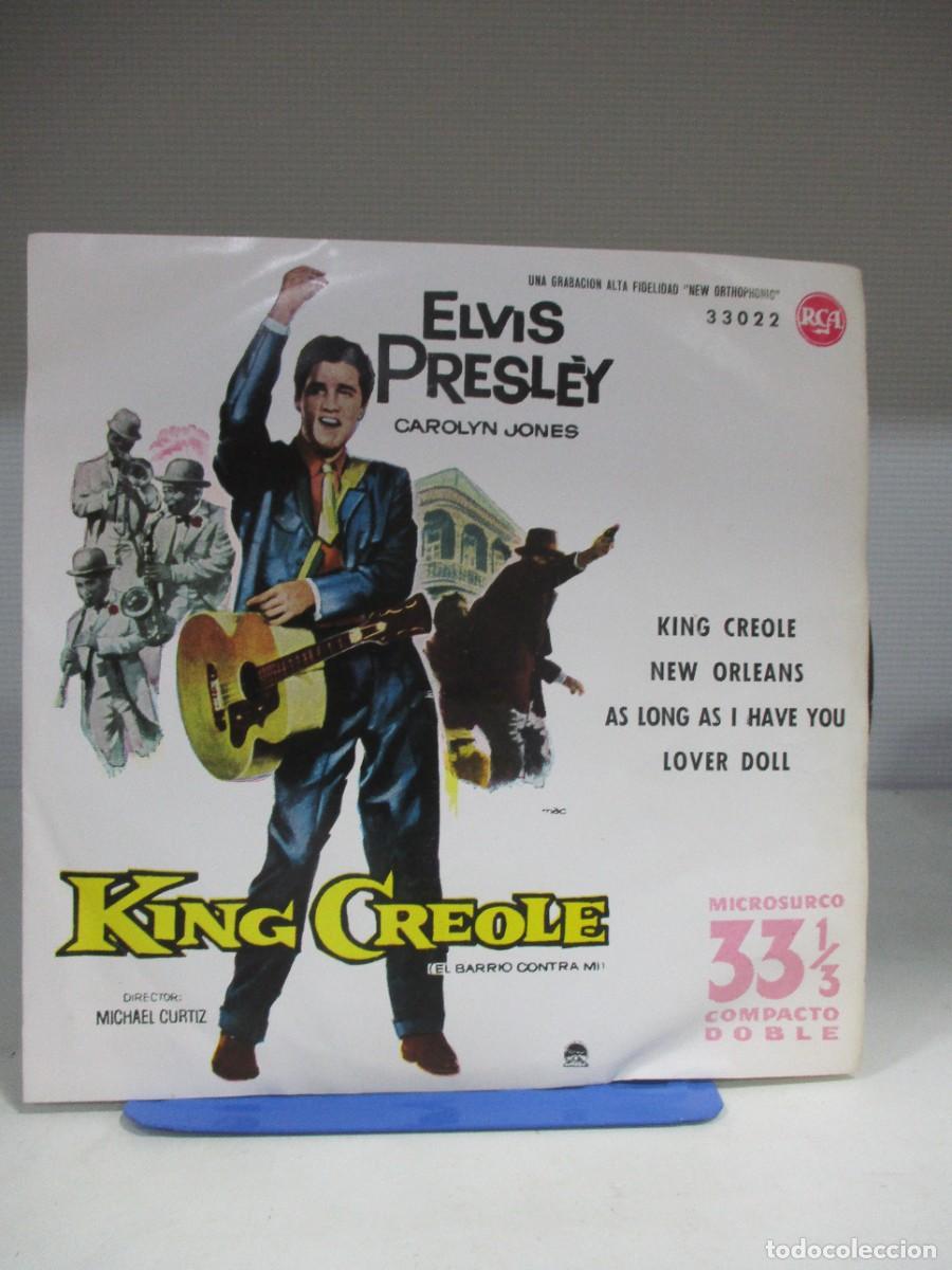 Discos de vinilo: VINILO SINGLE DE ELVIS PRESLEY. KING CREOLE. 1961
