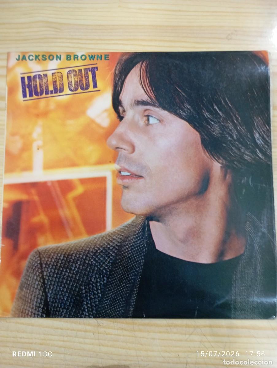 Discos de vinilo: Lp - Jackson Browne &lrm;&ndash; Hold Out - Edici&oacute;n Espa&ntilde;ola 1980