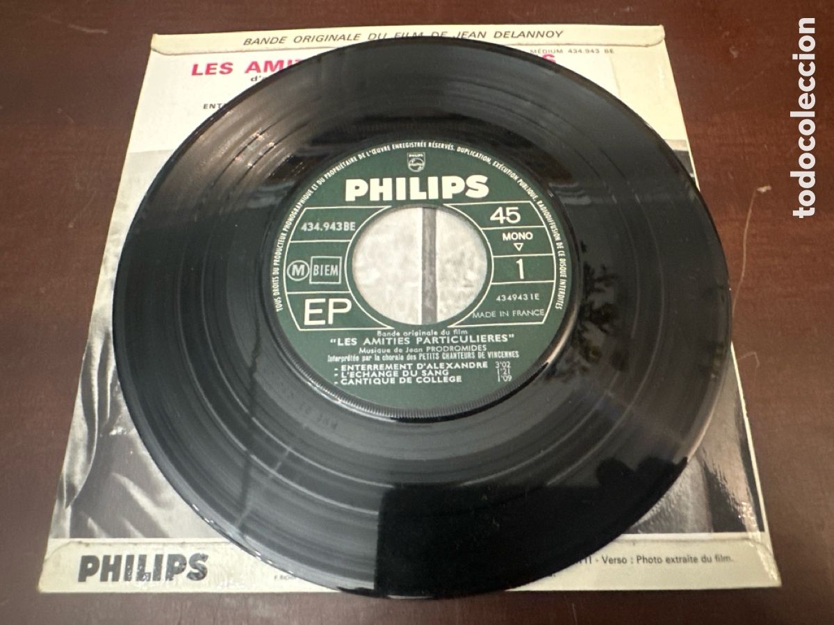 Discos de vinilo: JEAN PRODROMIDES. Les amities particulieres. - Foto 3