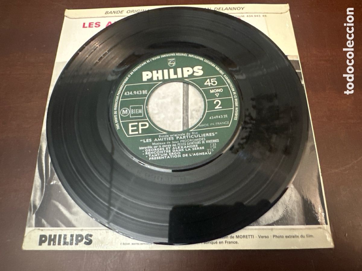Discos de vinilo: JEAN PRODROMIDES. Les amities particulieres. - Foto 4