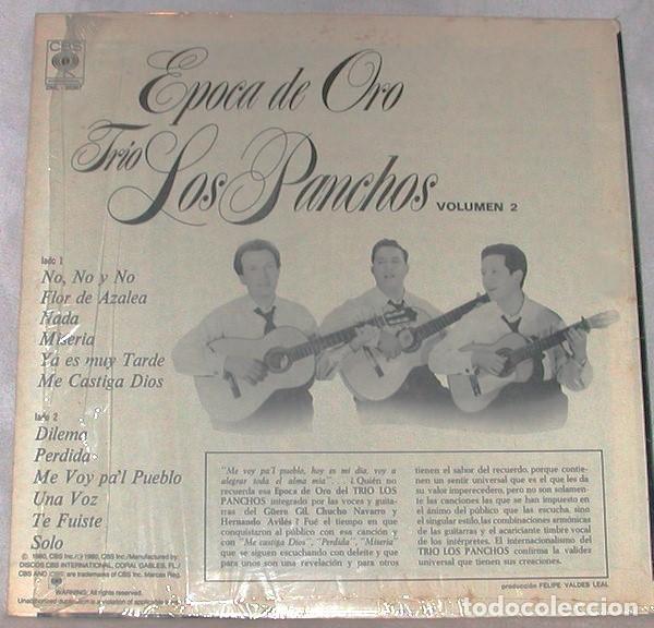 Discos de vinilo: Trio Los Panchos &ndash; Epoca De Oro-Volumen 2 - Foto 2