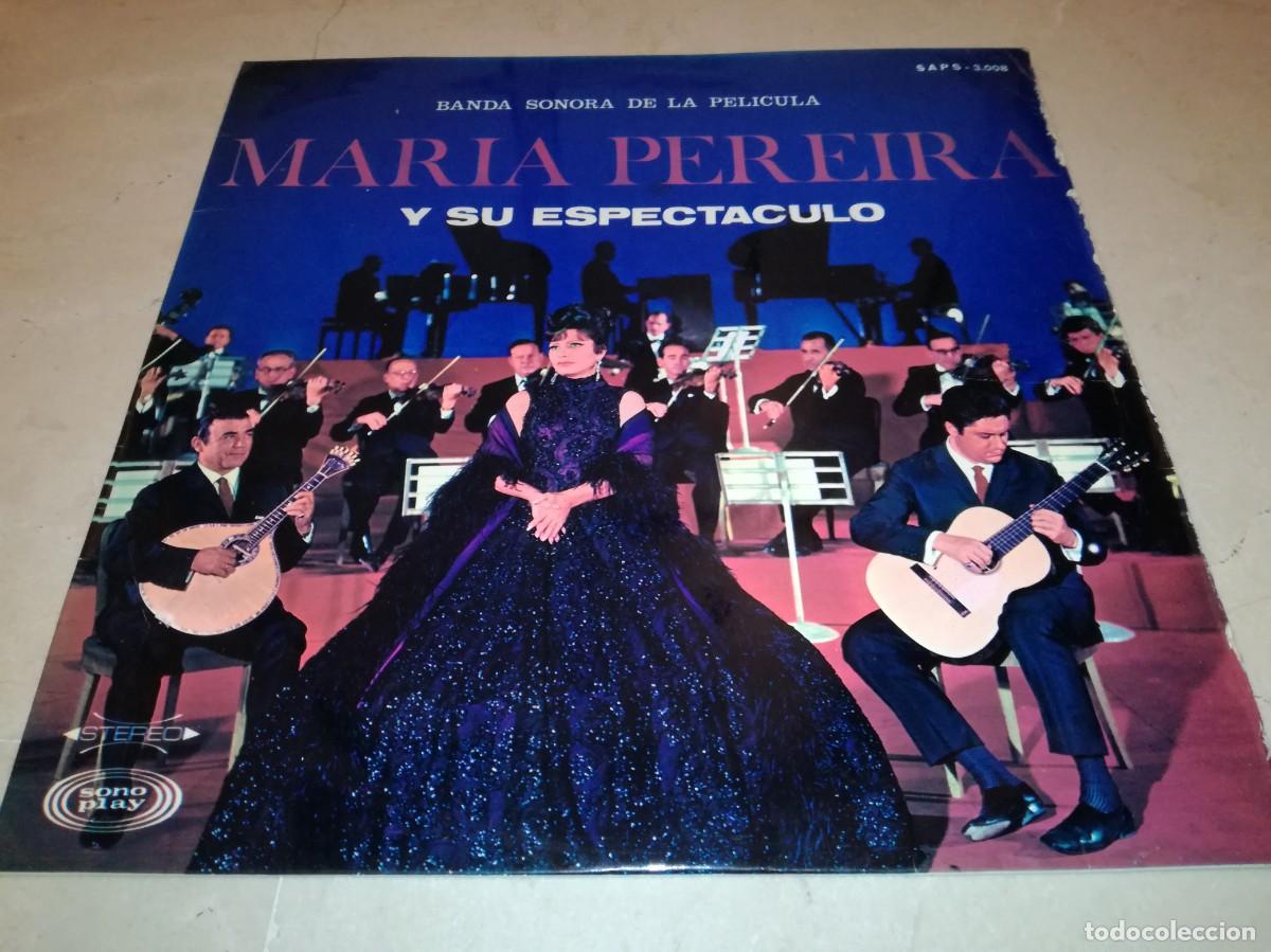 Discos de vinilo: BSO DE LA PELICULA MARIA PEREIRA Y SU ESPECTACULO-&iexcl;AUTOGRAFIADO DE PU&Ntilde;O Y LETRA POR LA CANTANTE!