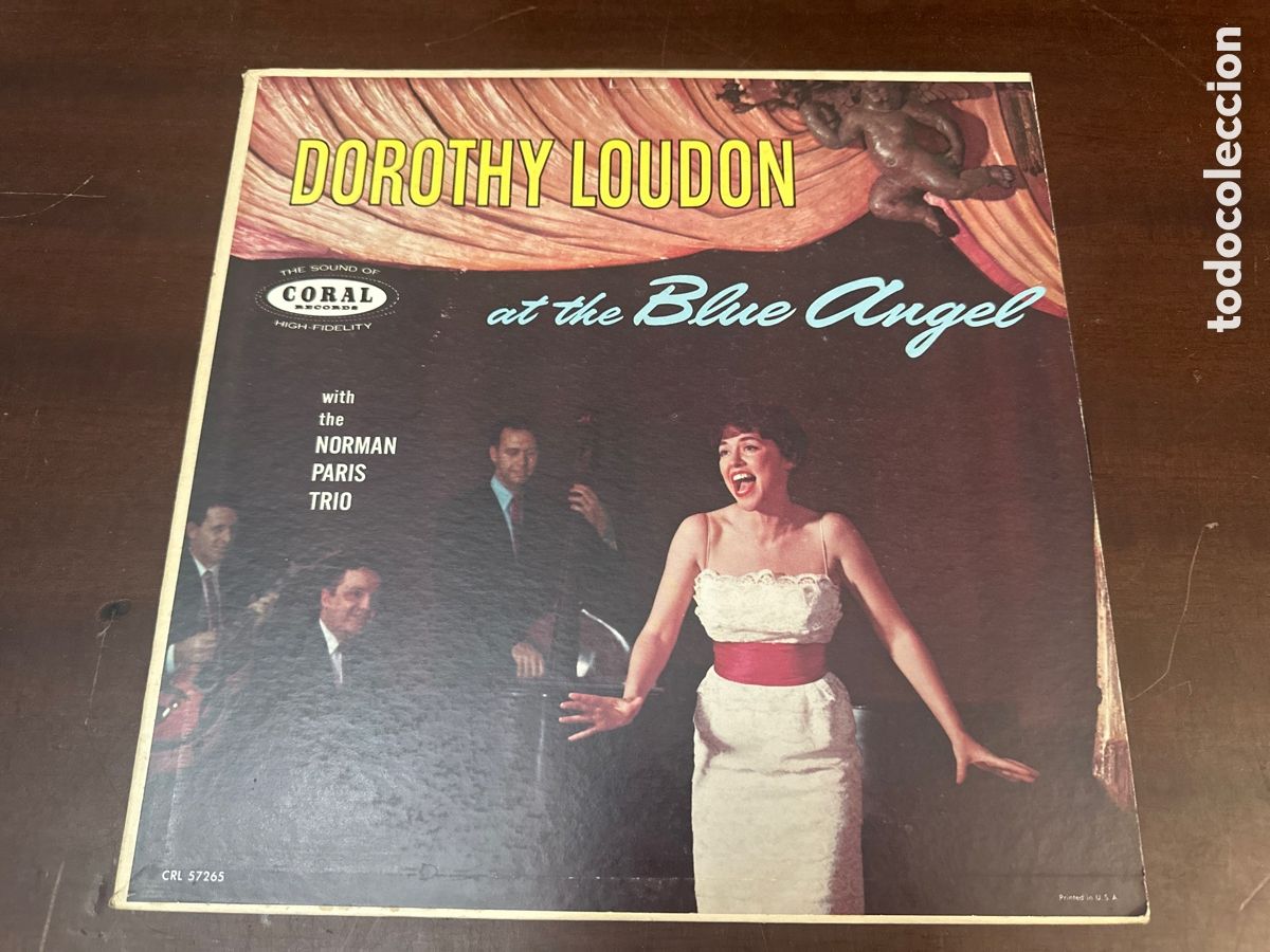 Discos de vinilo: DOROTHY LOUDON AT THE BLUE ANGEL. NORMAN PARIS TR&Iacute;O