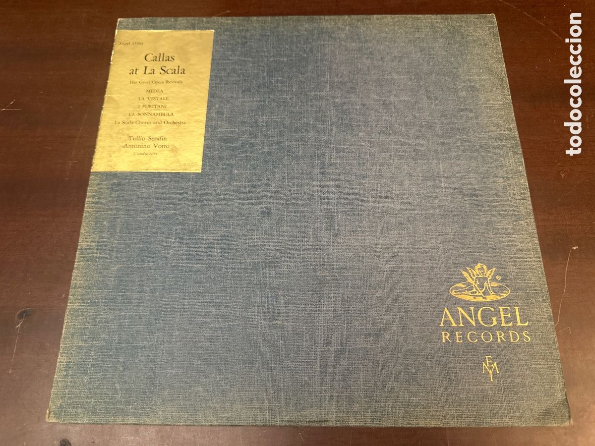 Vinyl-Schallplatten: Mar&iacute;a Callas. Arias que adoro. Medea. La Vestale. Etc. Scala de Milan. Tullio Serafin.