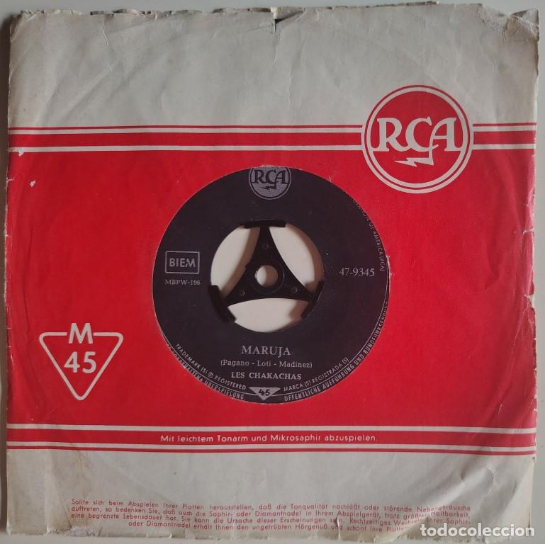Discos de vinilo: Les Chakachas. La pachanga/ Maruja. RCA, Germany 1961 single