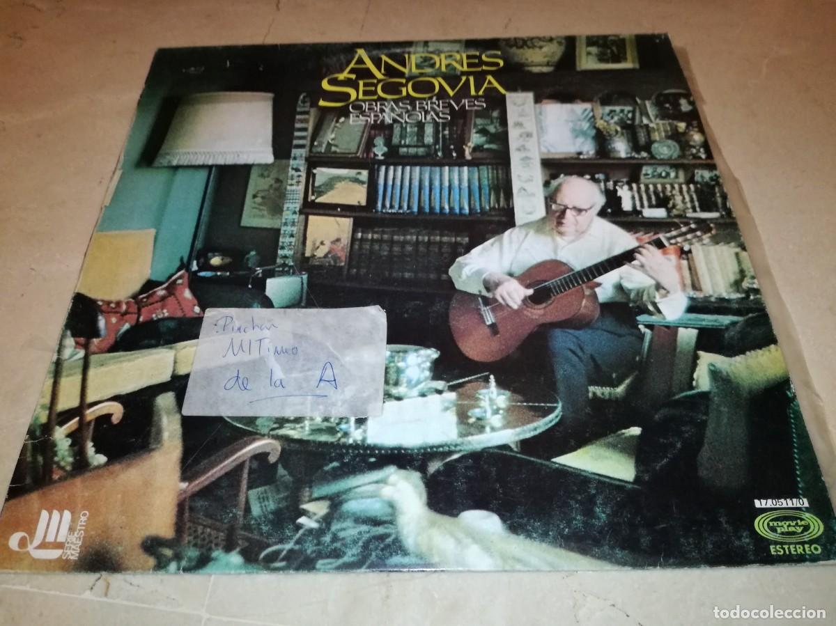 Discos de vinilo: ANDRES SEGOVIA-OBRAS BREVES ESPA&Ntilde;OLAS