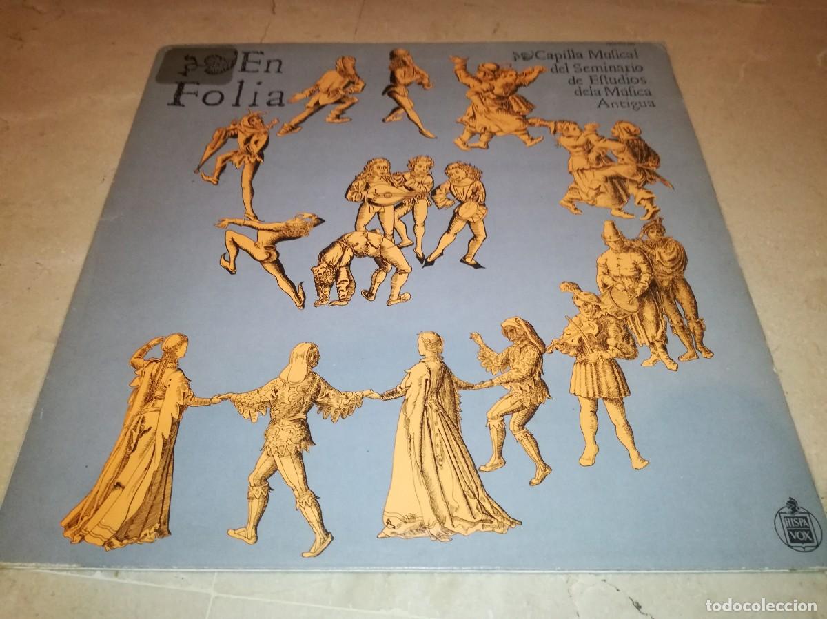 Discos de vinilo: CAPILLA MUSICAL DEL SEMINARIO DE ESTUDIOS DE M&Uacute;SICA ANTIGUA. EN FOL&Iacute;A-GATEFOLD
