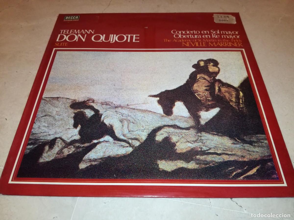 Discos de vinilo: DON QUIJOTO SUITE-TELEMANN-EDICI&Oacute;N ESPA&Ntilde;OLA