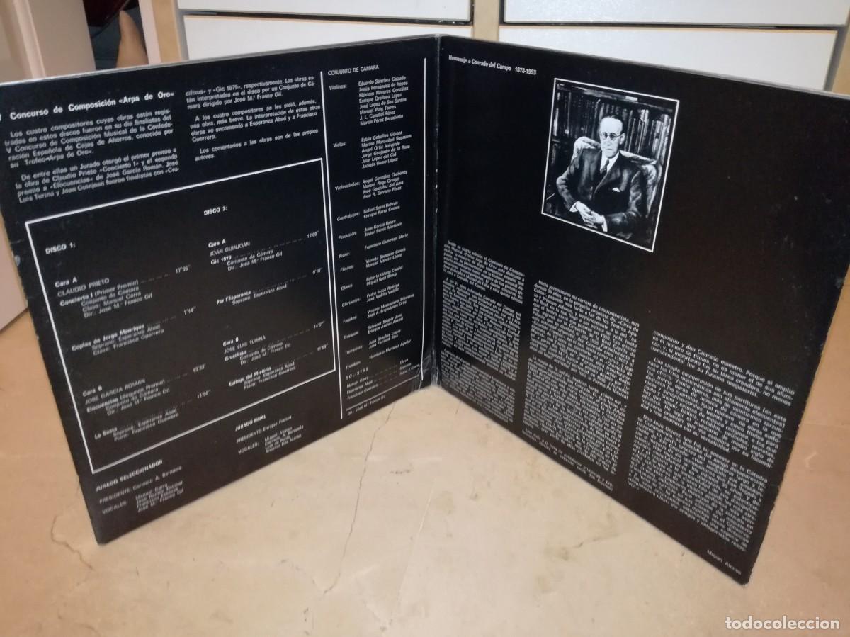 Discos de vinilo: V CONCURSO COMPOSICION MUSICAL ARPA DE ORO-DOBLE LP - Foto 3
