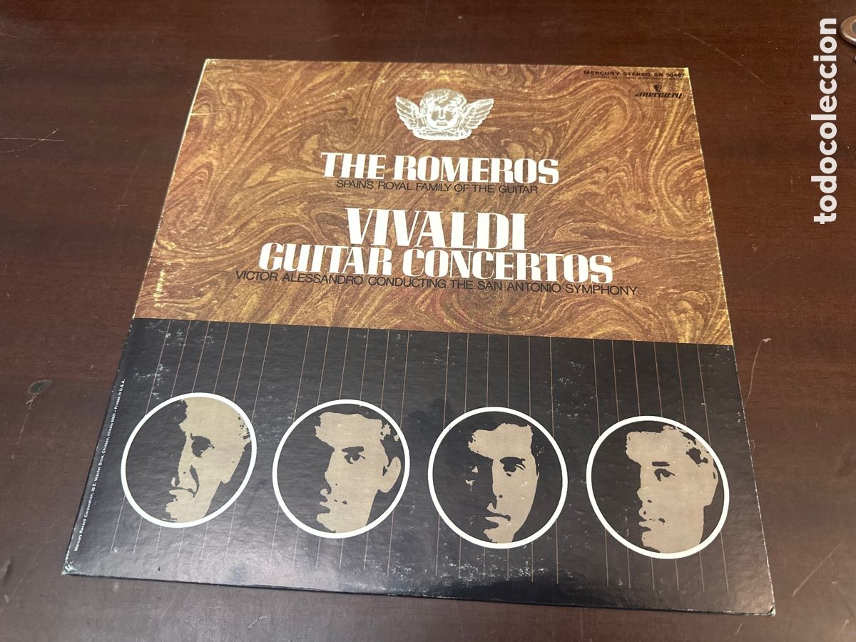 Discos de vinilo: ANTONIO VIVALDI / GUITAR CONCERTOS / CONCIERTOS PARA GUITARRA / LOS ROMEROS