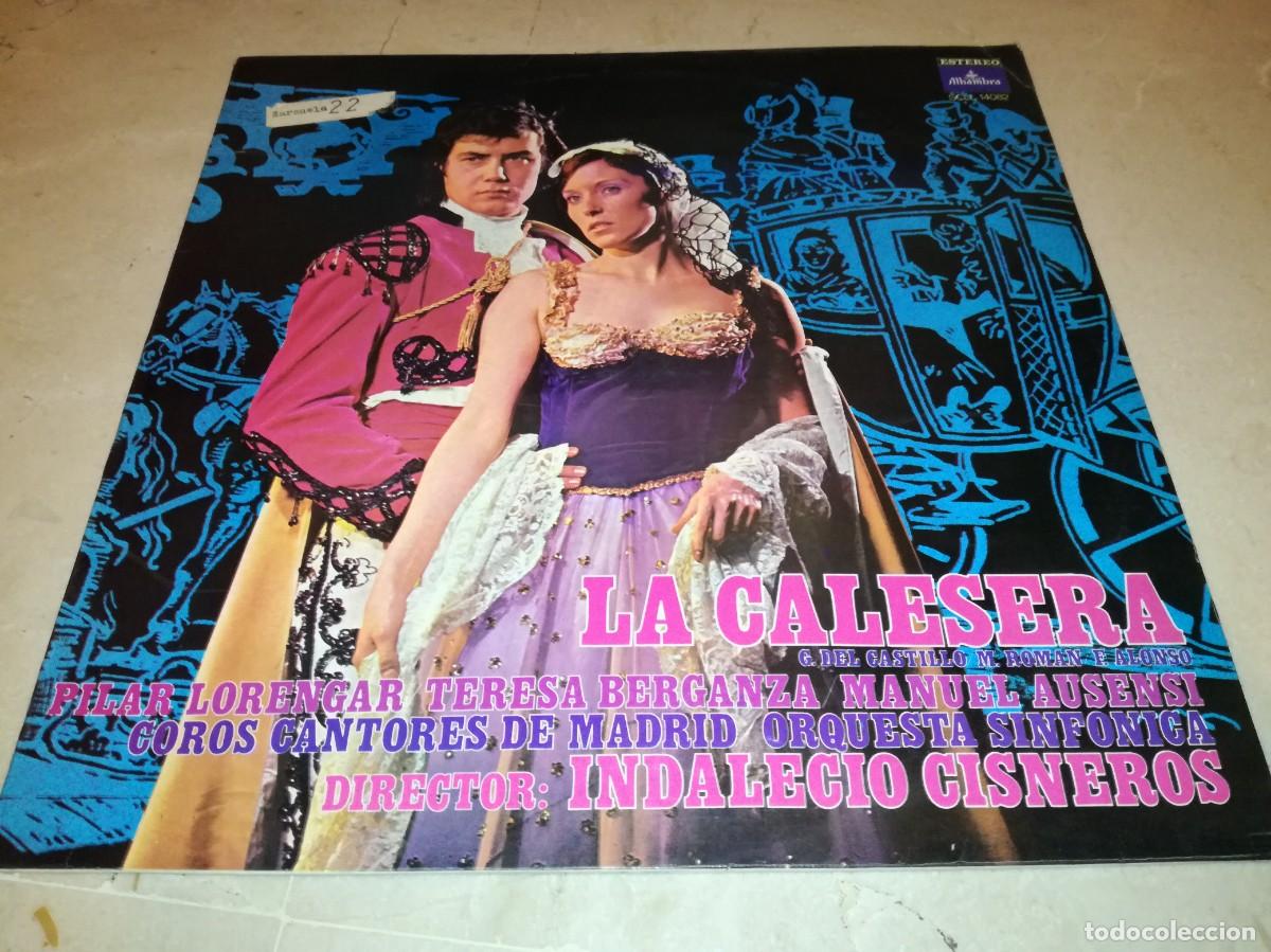 Discos de vinilo: LA CALESERA-INDALEGIO CISNEROS-EDICI&Oacute;N ESPA&Ntilde;OLA