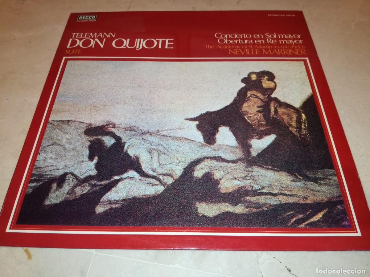 Discos de vinilo: DON QUIJOTE SUITE-TELEMANN-EDICI&Oacute;N ESPA&Ntilde;OLA-VINILO EN EXCELENTE ESTADO