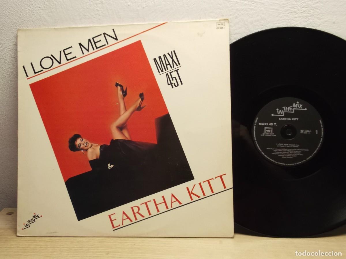 Discos de vinilo: I Love Men MAXI 12&rdquo; Single Eartha Kitt LP