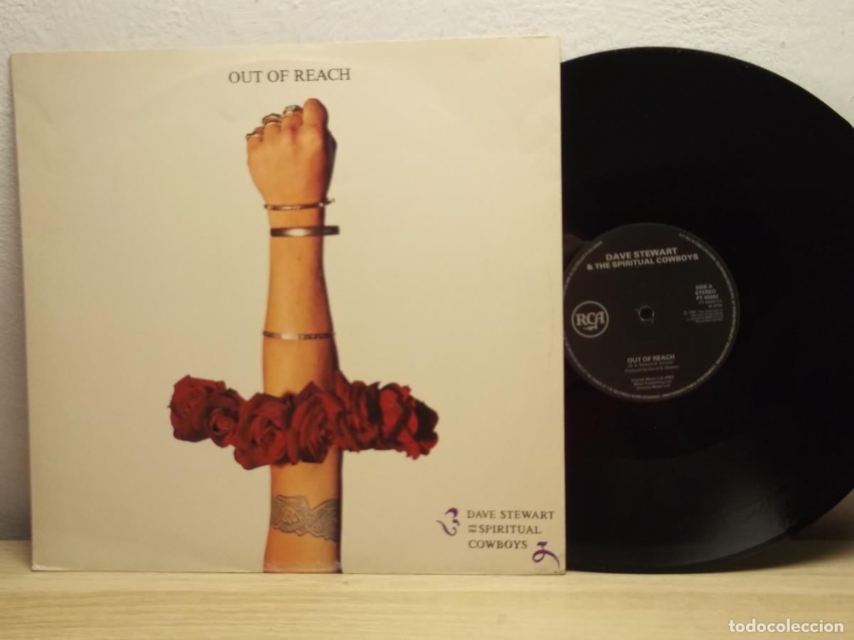 Discos de vinilo: Dave Stewart -Out Of Reach 12&rdquo; MAXI Single 45 RPM LP