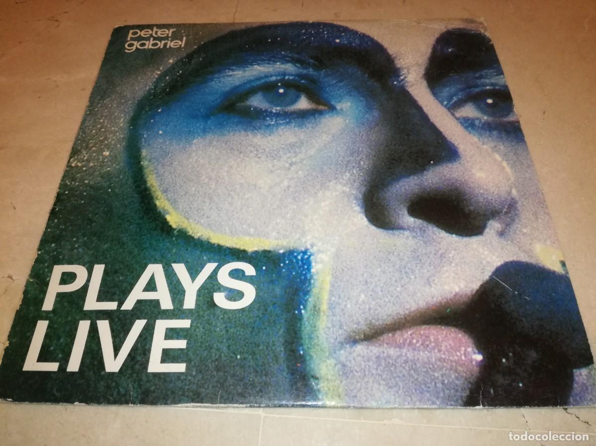 Discos de vinilo: PETER GABRIEL-PLAYS LIVE-DOBLE LP-CONTIENE LOS ENCARTES-ORIGINAL ESPA&Ntilde;OL 1983