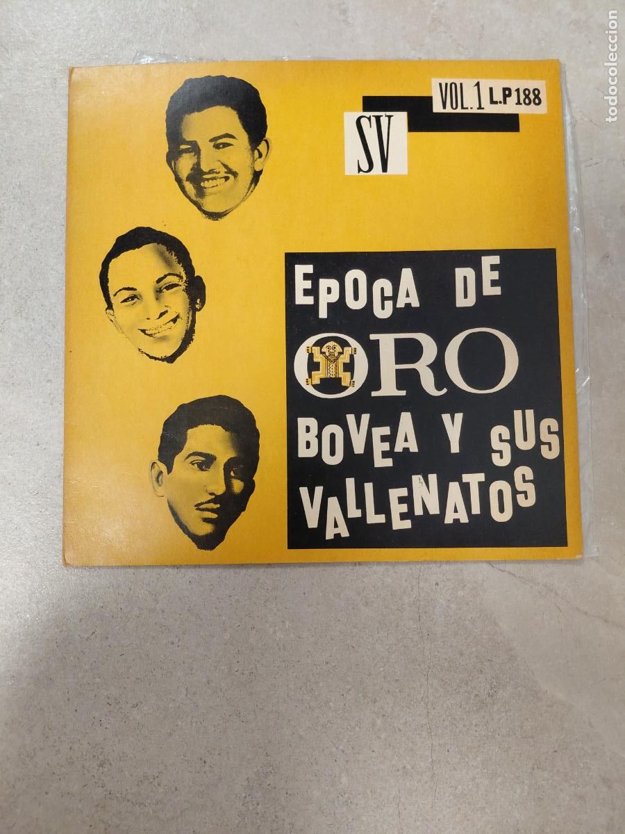 Discos de vinilo: LP DISCO VINILO BOVEA Y SUS VALLENATOS EPOCA DE ORO. NUNCA USADO
