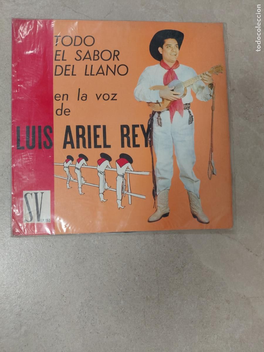 Discos de vinilo: LP DISCO VINILO BLUIS ARIEL REY. EL SABOR DEL LLANO. NUNCA USADO