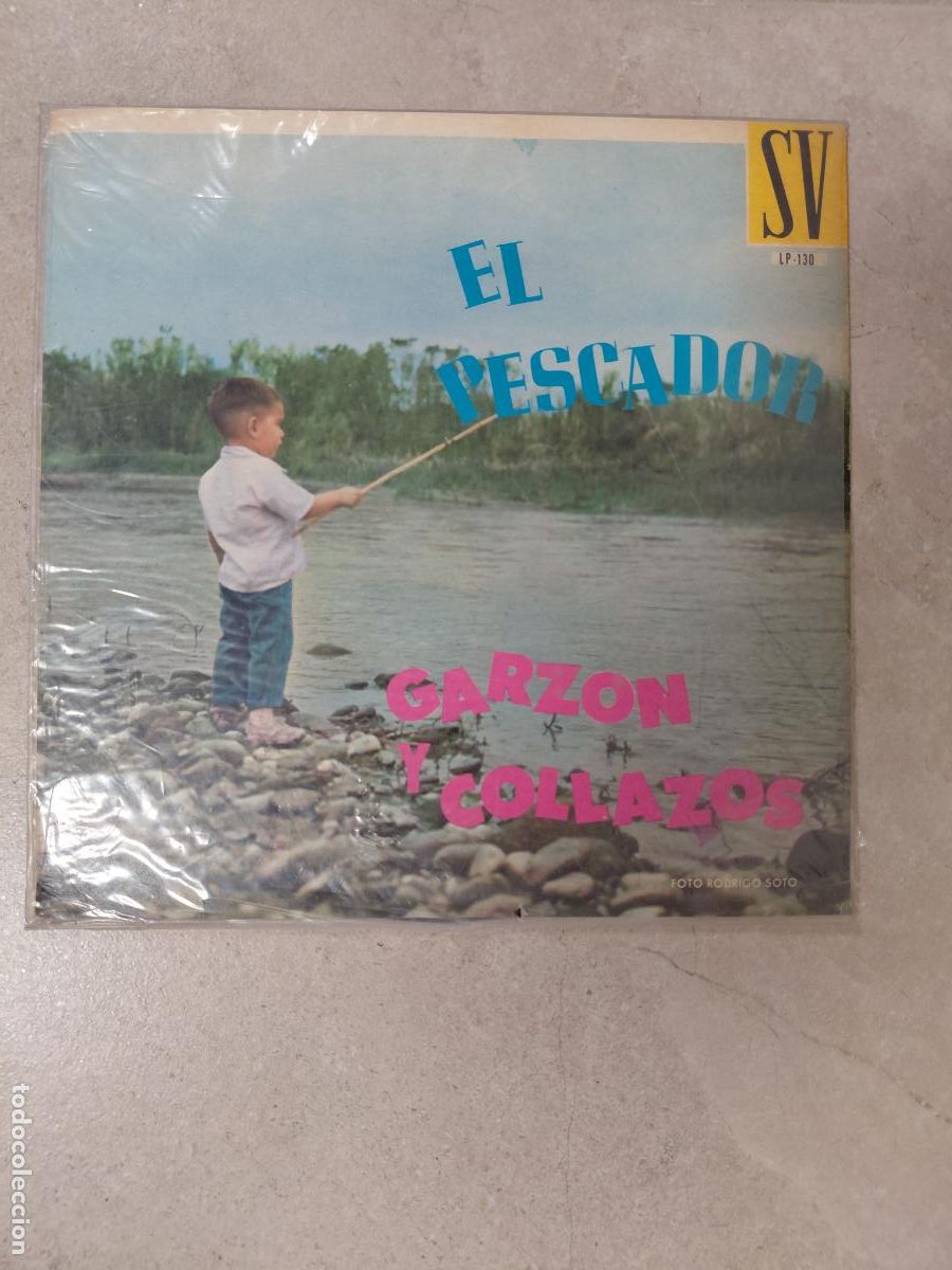 Discos de vinilo: LP DISCO VINILO GARZON Y COLLAZOS. EL PESCADOR. NUNCA USADO