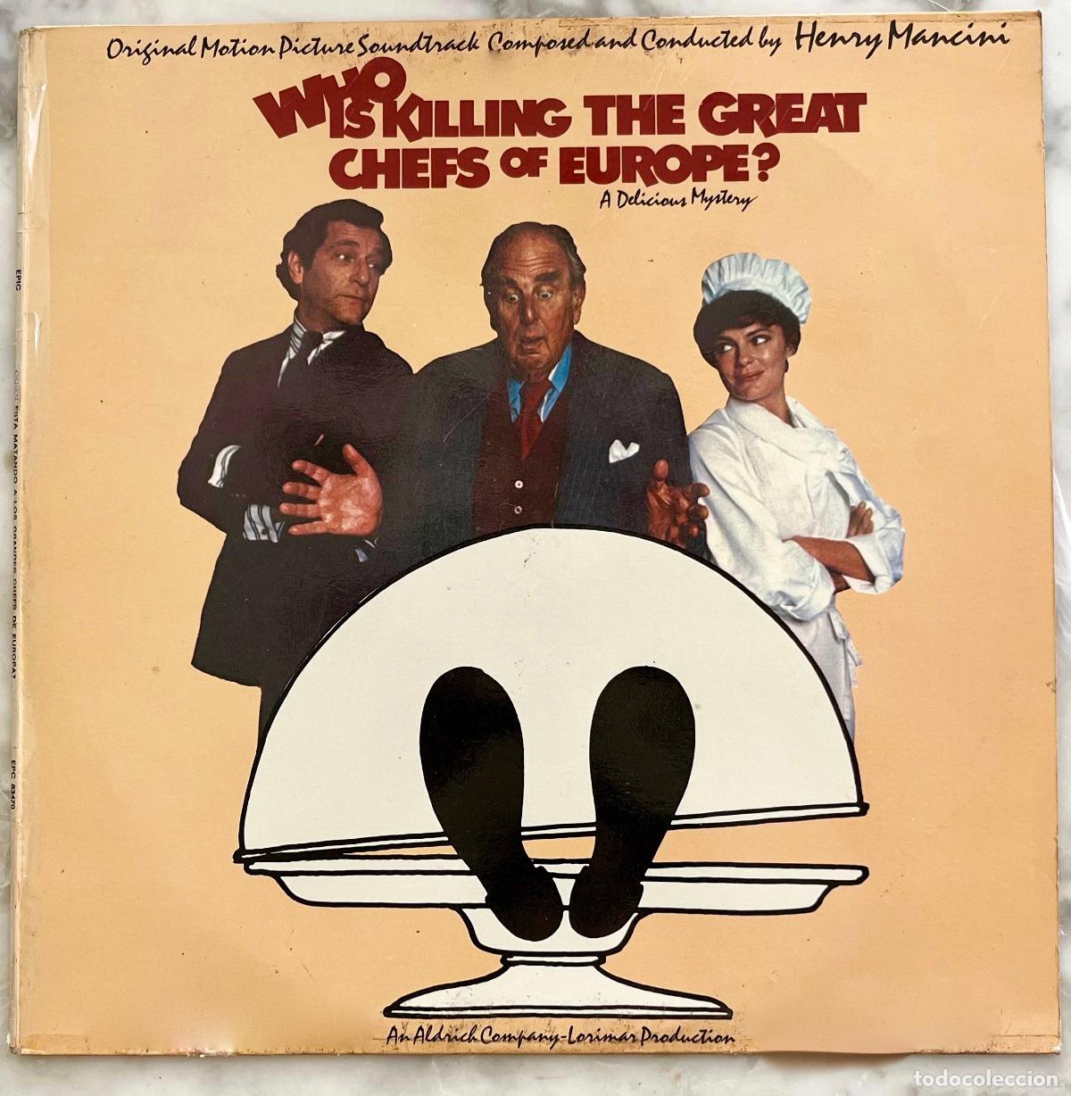 Discos de vinilo: WHO IS KILLING THE GREAT CHEFS OF EUROPE ?. HENRY MANCINI. LP BANDA SONORA ORIGINAL 1979