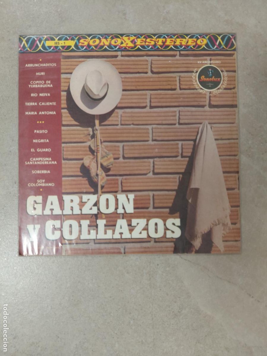Discos de vinilo: LP DISCO VINILO GARZON Y COLLAZOS. SONOXESTEREO. NUNCA USADO