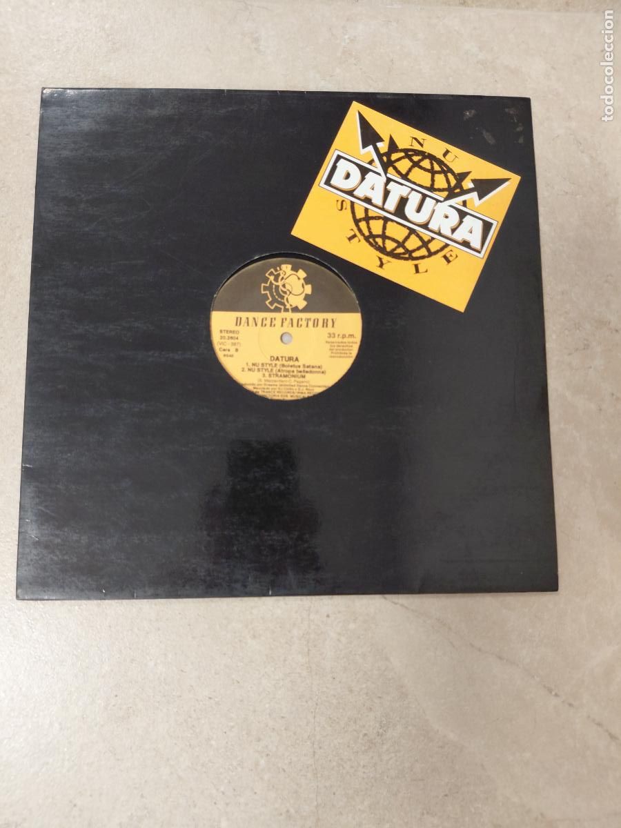 Discos de vinilo: LP DISCO VINILO DATURA NU STYLE MAXI SINGLE 1992