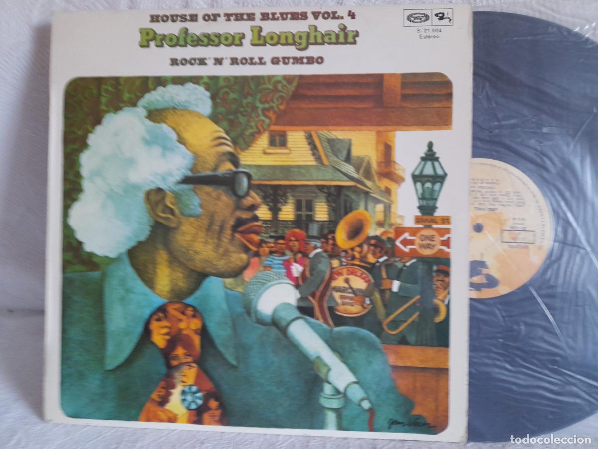 Discos de vinilo: PROFESO LONGHAIR Rock and Roll Gumbo Lp NUEVO Spain 1973 .Ver titulos y dem&aacute;s informaci&oacute;n en fotos.P